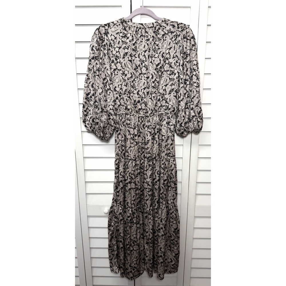 Anthropologie Current Air Boho Paisley Tiered Maxi Dress Women's Size XS NWT - Picture 10 of 10